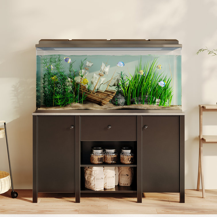 Modern fish sales tank stand